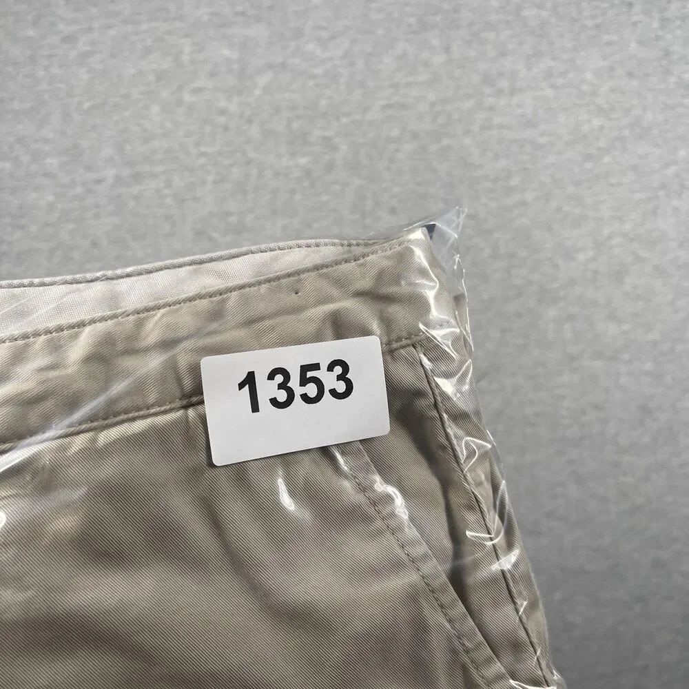 Hugo Boss Chino Pants Mens 38 R Beige Slim Stretch Cotton Blend Casual
